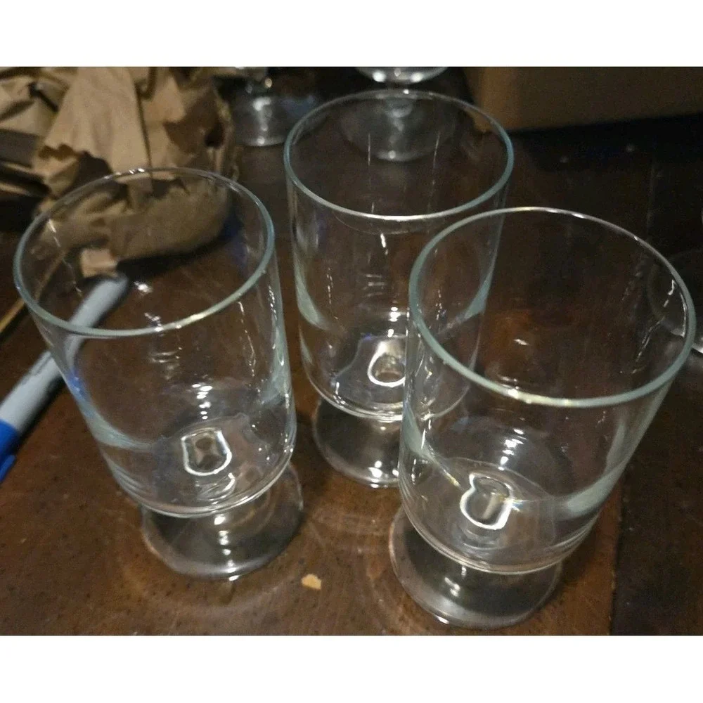 VTG Holmstaad Denmark Set‎ 3 Toddy Glasses Scandinavian Barware Gift Idea
